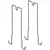 Fluence Unistrut Wire Hangers - For strut widths equal to or less than 1-5/8" (45mm)