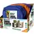 Smart Pot 12pc Colors 7gal Salad & Herb Grower (4 Each Berry Blue, Violet & Mandarin Orange)