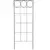AGW 64" Tall Circle Screen Trellis Matte Black
