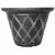 GROWER SELECT ENVIROBLEND 16IN LATTICE PLANTER WEATHERED BLACK 12/CS