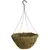 Grower Select 18.00 Hanging Basket Sphagnum Moss w/ Liner and Hanger Round Bottom 12/CS - 5.65gal/22L Liquid Volume Capacity
