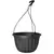 Grower Select 11.00 Serenity Hanging Basket Black / Silver With Plastic 3 Strand Hanger 72/CS