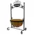 Gardener Select 26" Black Welcome Planter Stand with Basket 14"wx10"dx26"h 6/CS