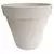 Gardener Select 12" Carved Finish with Light Lines White Planter