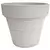 Gardener Select 12" Carved Finish Look White Planter
