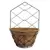 Gardener Select 14" Black Plaid Wall Planter 14"wx20"h 6/CS