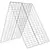 Gardener Select 34"x48" Folding A Frame Vegetable Trellis Green