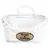 Gardener Select White Wood Oval Flower Basket Planter 6/CS