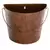 Gardener Select 10.2" Half Round Wall Bucket Rusty 10.2"x5.1"x8.7" 12/CS