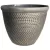 Grower Select 12" Cromarty Planter Black w/Gold Brush 16/CS 3.1gal