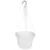 Grower Select 12.00 Twist Hanging Basket 2.32gal White Bulk 1932/PL Cap Dish and Hanger sold Separate