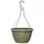 Grower Select 13.00 Wicker Hanging Basket with Hanger ACP Aged Cappuccino 2.62gal 50/CS - 13in OD x 7.5in H