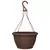 Grower Select 13.00 Wicker Hanging Basket with Hanger Chestnut 2.62gal 50/CS - 13in OD x 7.5in H