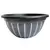 Grower Select 12.00 Serenity Bowl Black / Silver 1.24gal 72/CS - 12in OD x 5.43in H