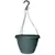 Grower Select 10.50 Cove Combo Hanging Basket, with Hanger, Green, 66 per Case, 10.51in OD x 6.75in H, 1.68Gallon