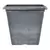 Grower Select 10.00 Winchester Square Planter Aged Black 58/CS, 10.2in OD x 9.3in H x 6.4in BD, 9.5 Liters, 2.5 Gallons