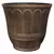 Grower Select 16.00 Scalloped Flare Planter Warm Copper 7.7gal 18/CS - 16in OD x 14.2in H