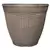 Grower Select 17.00 Wicker Pot Round Coffee Cream 22/CS, 17in OD x 14.5in H x 9.45in BD, 34.2 Liters, 9 Gallons