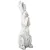 MCarr 26.6" Large Praying Rabbit Antique White