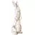 MCarr 19.3" Small Praying Rabbit Antique White