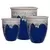MCarr 12pc Aquapot Planter Pallet Volcanic Light Blue
