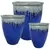 MCarr 6pc Large Rim Planter Pallet Volcanic Light Blue