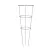 Panacea 33" 3 Leg 3 Ring Galvanized Tomato Cage