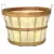 Grower Select Half Bushel Basket With 2 Loop Handle Natural 12/CS 27CS/PL