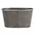 Gardener Select 10" Zinc Oval Planter Brown with White Dot 9.5"x5.7"x5.5"