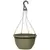 Grower Select 12.00 Boxwood Hanging Basket ACP Aged Cappuccino with Hanger 50/CS