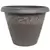 Grower Select 13.00 Naomi Planter Aged Cappuccino Tan Brush on Brown 2.95gal 12/CS - 13.2in OD X 10.2in H x7.12in BD