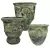 MCarr 40PC Lt Cement Plt Dark Green Wash