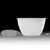 BLD 12.00 Hanging Basket White W/ Wire Hangers 25/CS