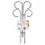 Bosmere Wren 18"x8" Scroll Pot Trellis