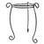 Plastec 18" Simply Perfect Plant Stand Black