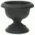 Grecian 12" Urn Black