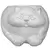 MCarr 13.4" Cat Planter White