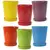 MCarr 18PC Tall Round W/Saucer Set Mix Colors