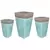 MCarr 15pc Tall Smooth Planter Pallet Volcanic Milky Blue