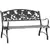 Painted Sky Bench Rose Iron