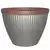 Southern Patio 15" Westlake Round Planter Rustic Galvanized