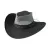 TPH Black Hat w/ Charcoal Mesh Poly Blend