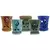 MCarr 6pc Tall Orchid Pot 3 Styles Mixed Assortment