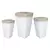 MCarr 15pc Tall Smooth Planter Pallet Volcanic White