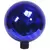 E-V 10" Chrome Blue Swirl Globe