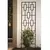 Panacea 78" Contemporary Trellis Black