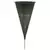Memorial Vase 5" Green In Loving Memory Cone