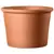 Deroma 3.39" Cylinder Pot Terra Cotta Case Pack