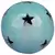 MCarr 12" Sphere W/Stars Milky Blue