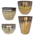 MCarr 26pc Techno Planter Gold Yellow Cream
